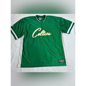 Vtg NBA Hardwood Classics Celtics Jersey Men’s 3XLT Majestic Green